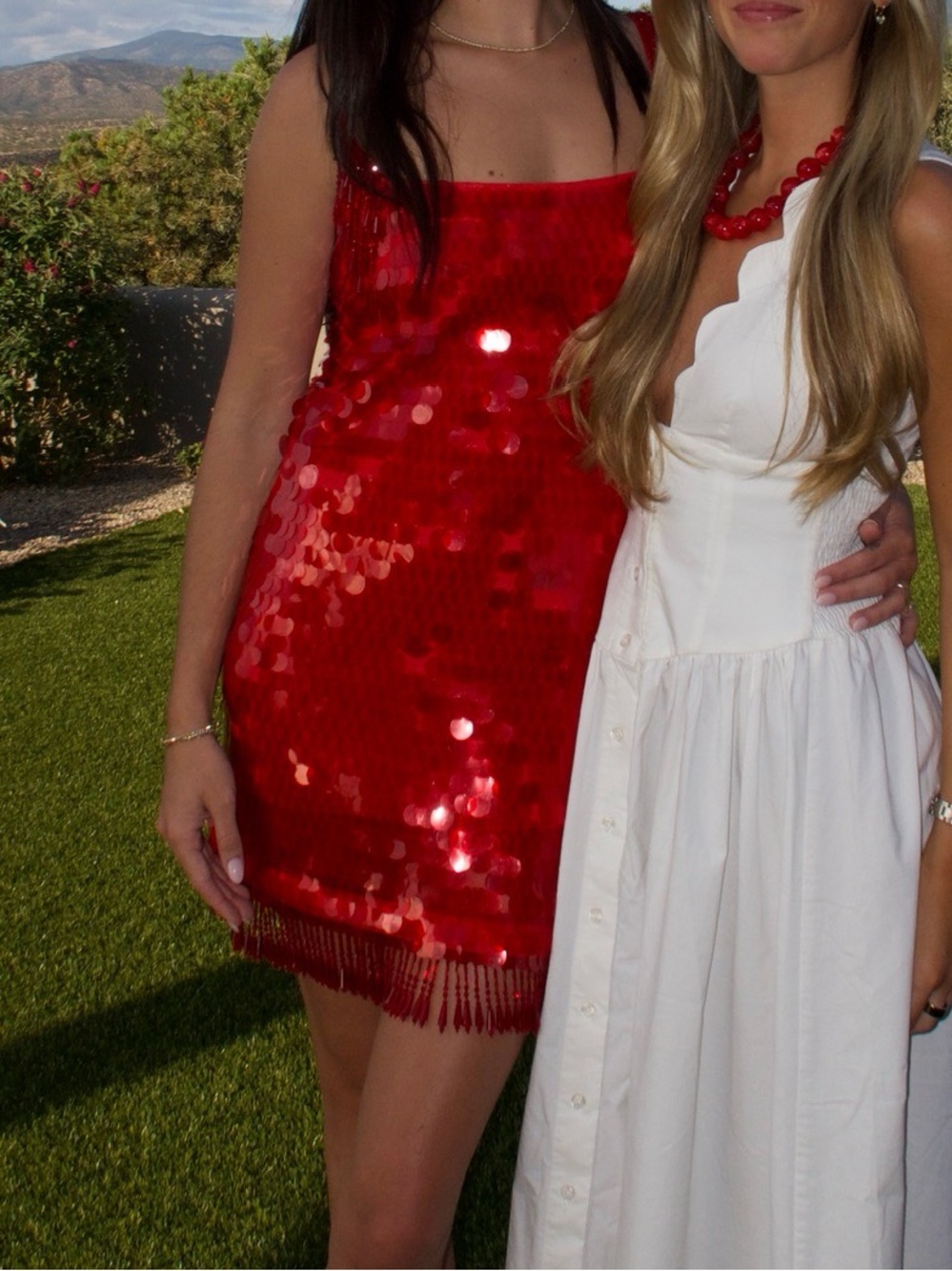 Alexis Red Sequin Mini Dress - Picture 4 of 4